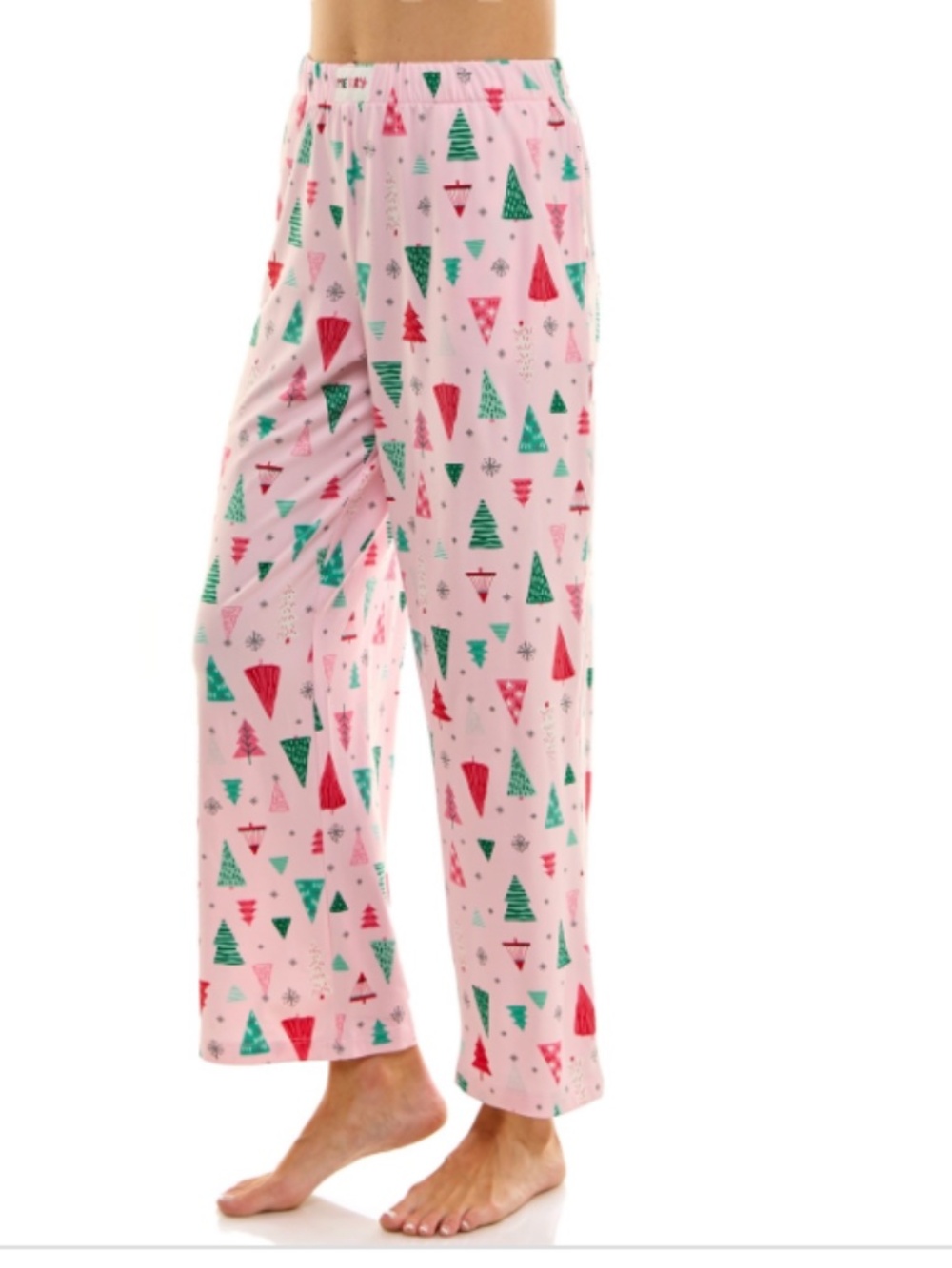 Roudelain Women's Printed Open Leg Pants - Crafted Trees/fairy Tale